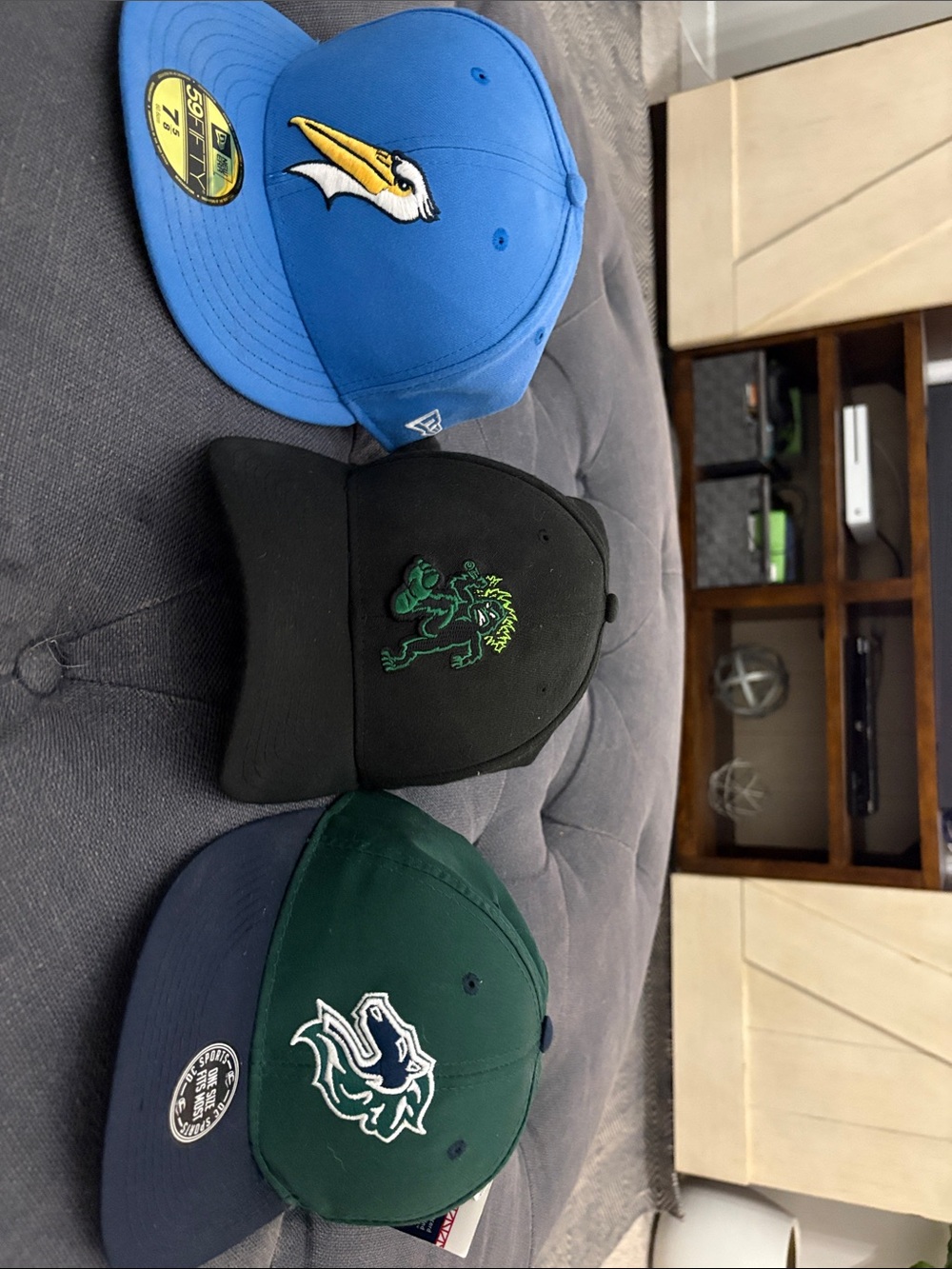 New Era minor league baseball hats  Fitted Cap - Blue